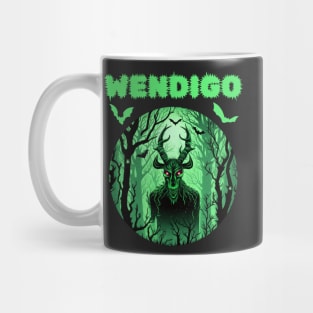Wendigo Cryptid Halloween Mug
